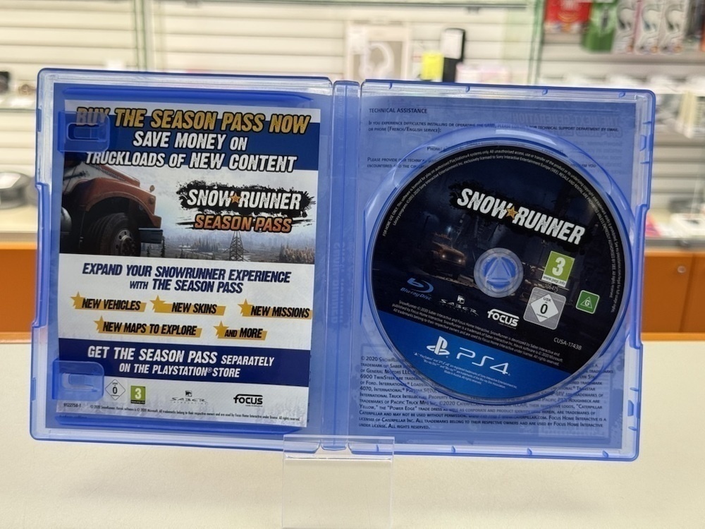 Игра  Playstation 4 Snowrunner