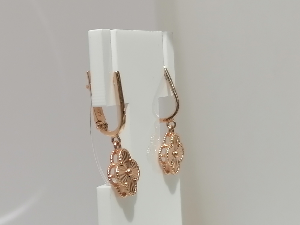 СЕРЬГИ БЕЗ КАМНЯ (Au 585)