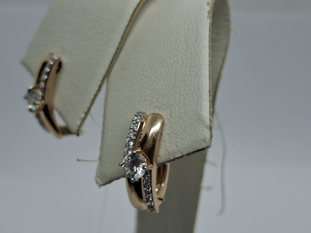 СЕРЬГИ С КАМНЯМИ (Au 585)