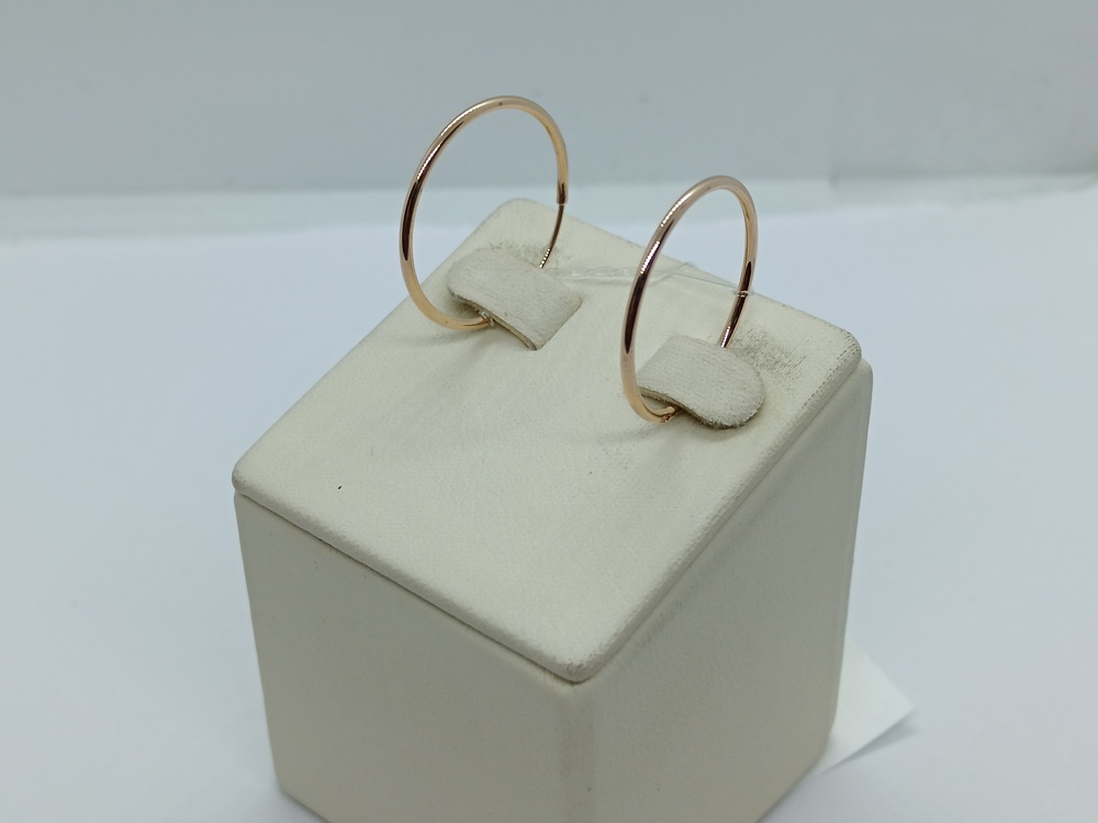 СЕРЬГИ КОНГО без камня (Au 585)