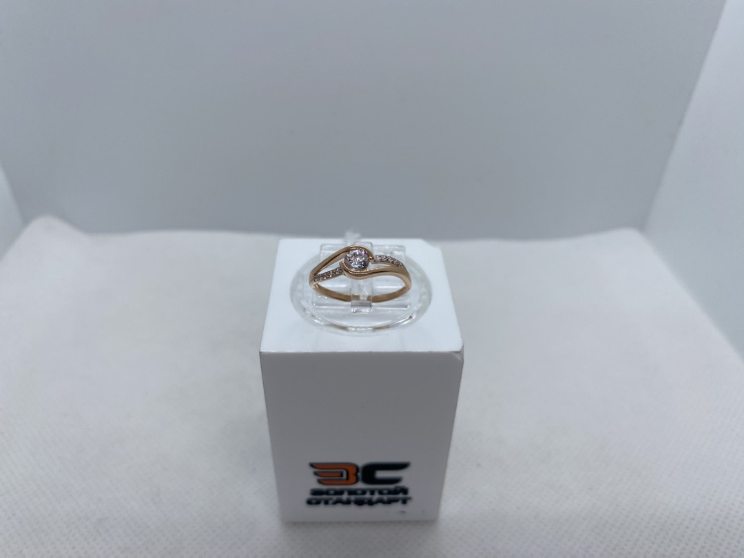 КОЛКМИ585 КОЛЬЦО С КАМНЯМИ (Au 585)