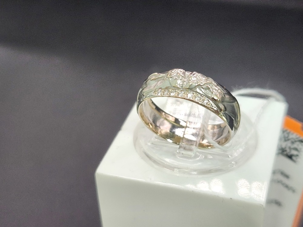 ОБРУЧАЛЬНОЕ КОЛЬЦО БРИЛЛИАНТ Au 750