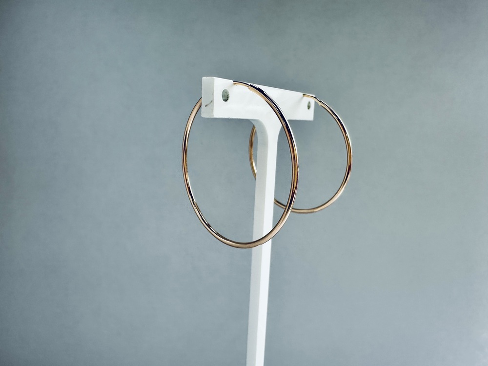 20771-35 СЕРЬГИ КОНГО (Au 585)