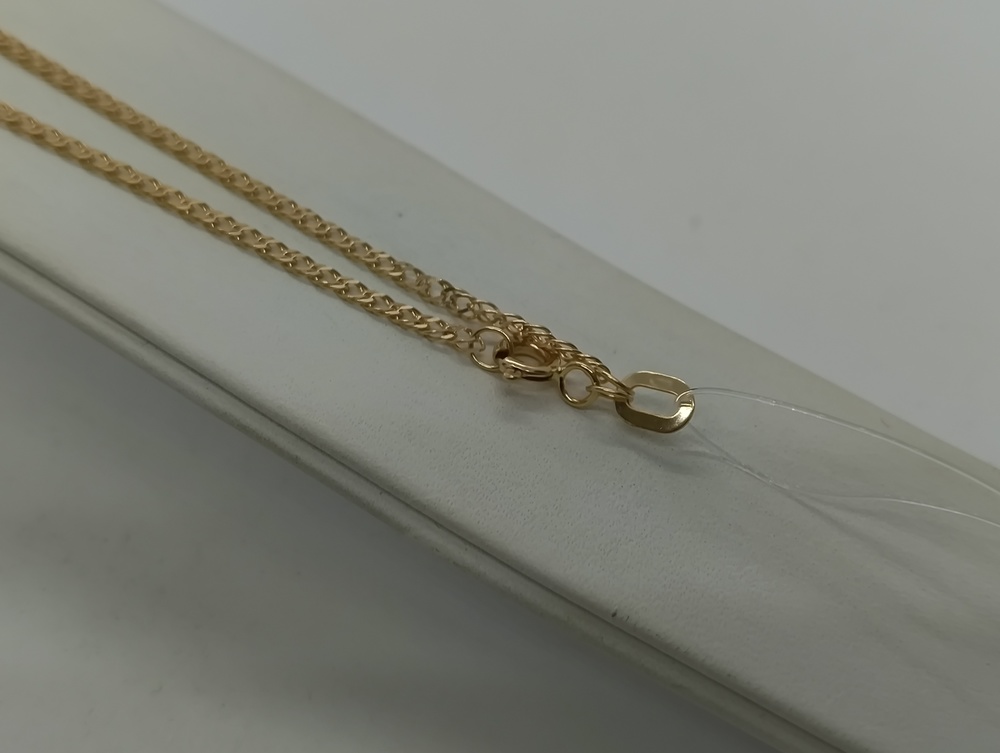 ЦЕПЬ ПОЛНОВЕСНАЯ Ромб двойной (Au 585)