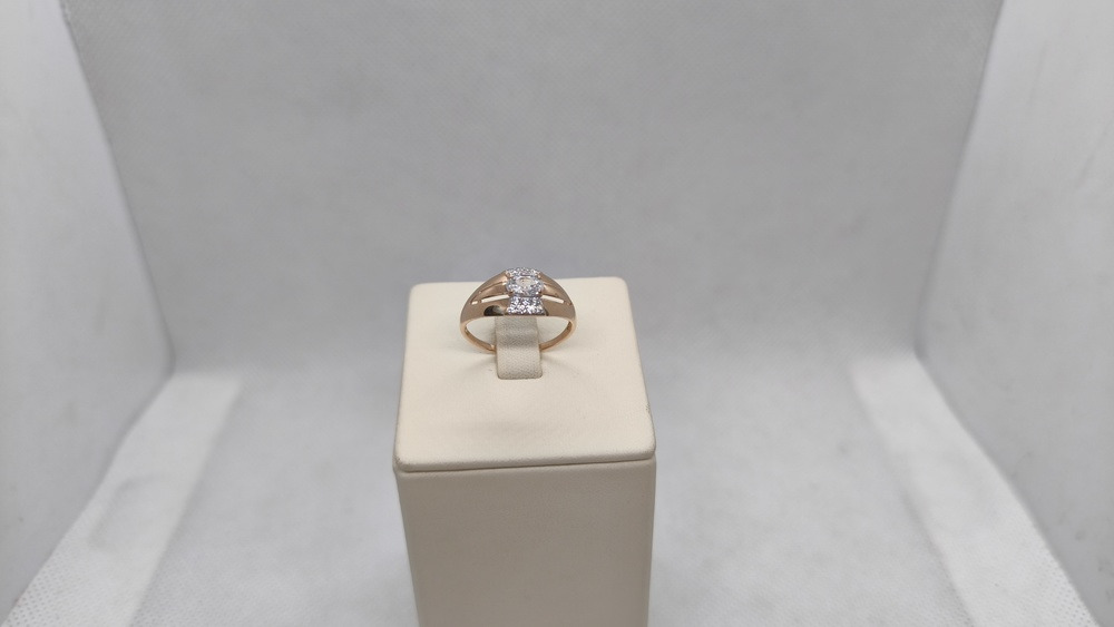 КОЛКМИ585 КОЛЬЦО С КАМНЯМИ (Au 585)