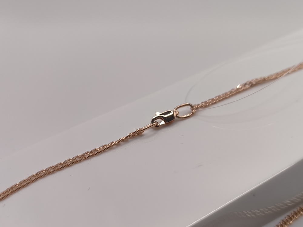 ЦЕПЬ ПОЛНОВЕСНАЯ Ромб двойной (Au 585)