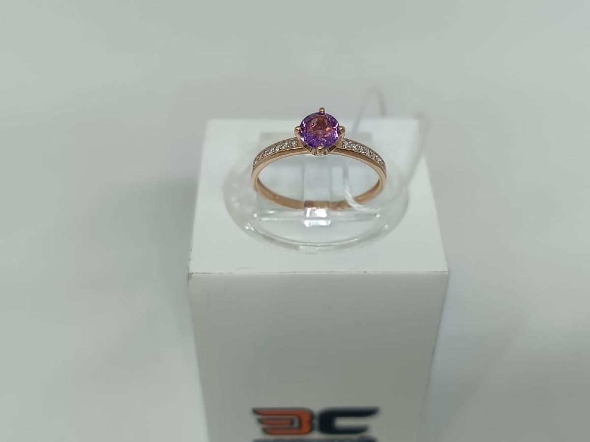 КОЛЬЦО С КАМНЯМИ (Au 585)