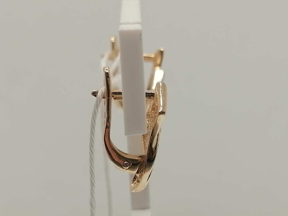 СКМИ585 СЕРЬГИ С КАМНЯМИ (Au 585)