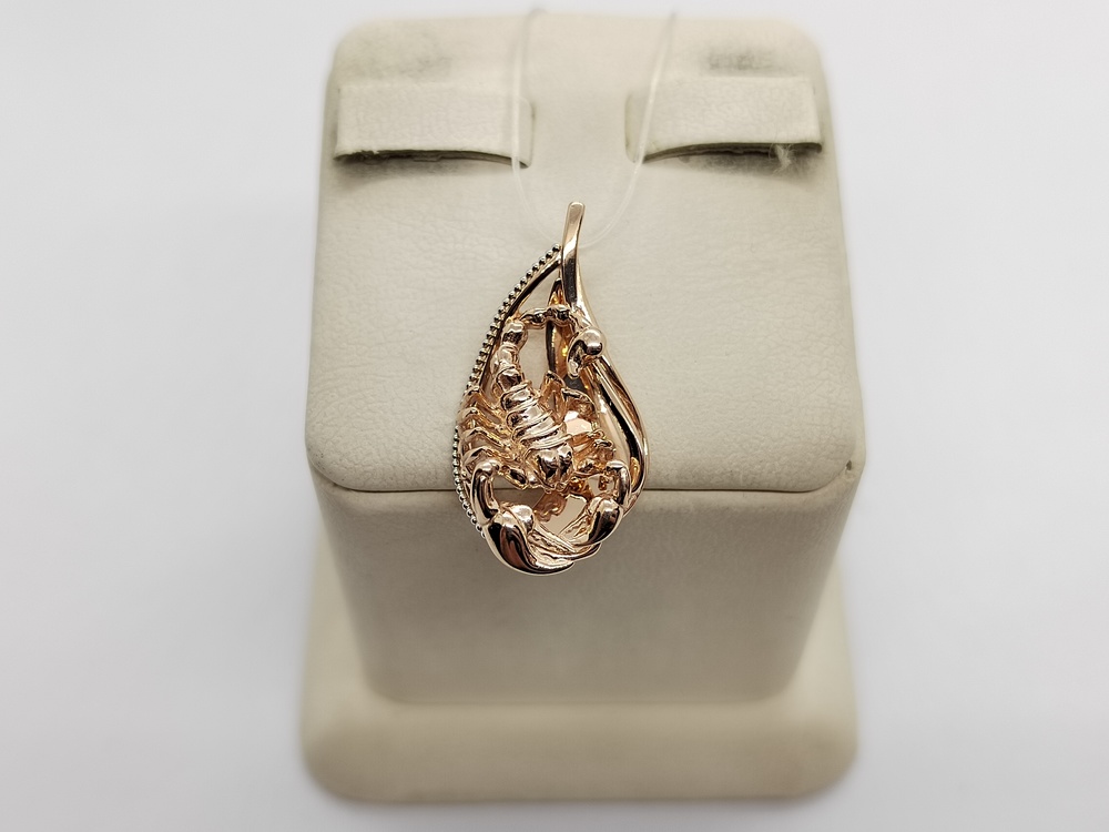 ПОДВЕСКА ЗНАК ЗОДИАКА СКОРПИОН (Au 585)