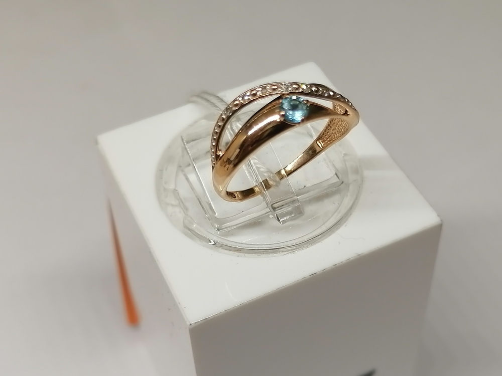 КОЛКМИ375 КОЛЬЦО С КАМНЯМИ (Au 375)