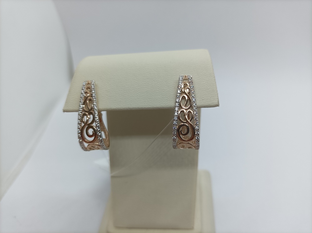 СЕРЬГИ С КАМНЯМИ (Au 585)