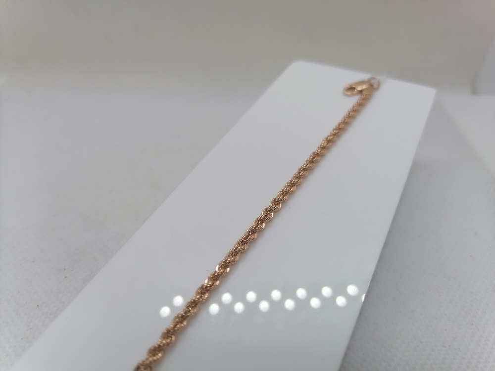 БРАСЛЕТ ПУСТОТЕЛЫЙ Веревка Au 585