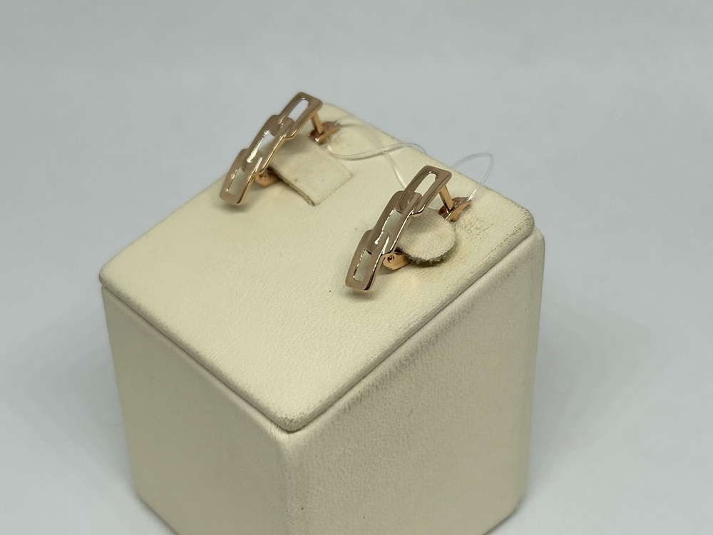 СЕРЬГИ БЕЗ КАМНЯ (Au 585)