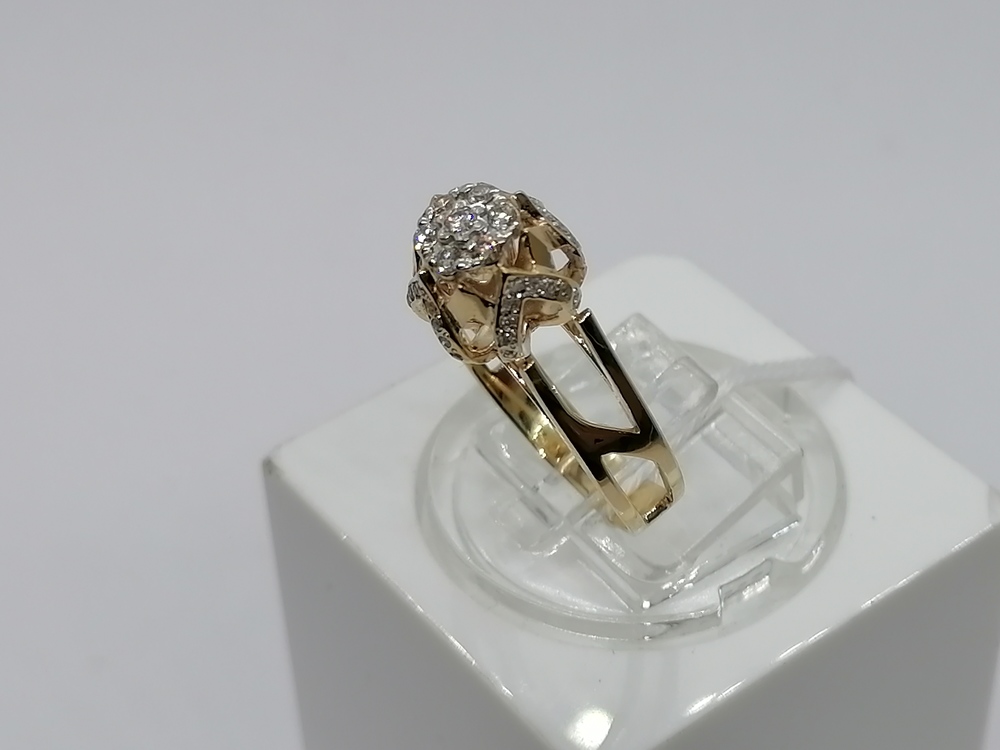 КОЛЬЦО БРИЛЛИАНТ Au 585