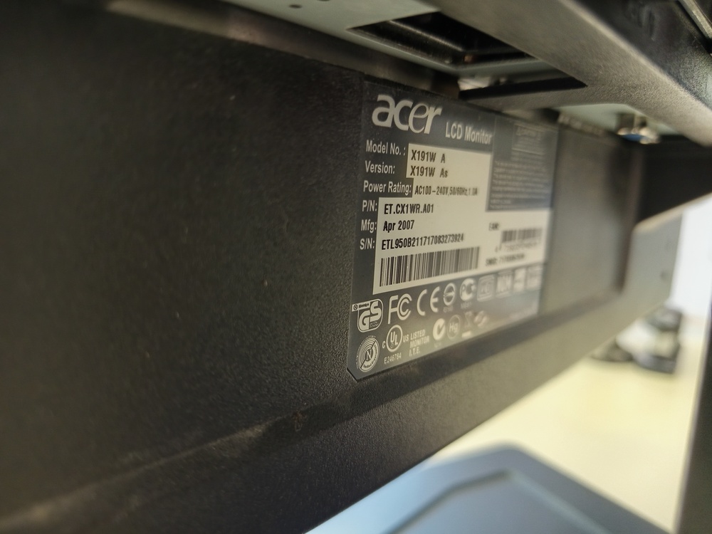 Монитор Acer S191HQL