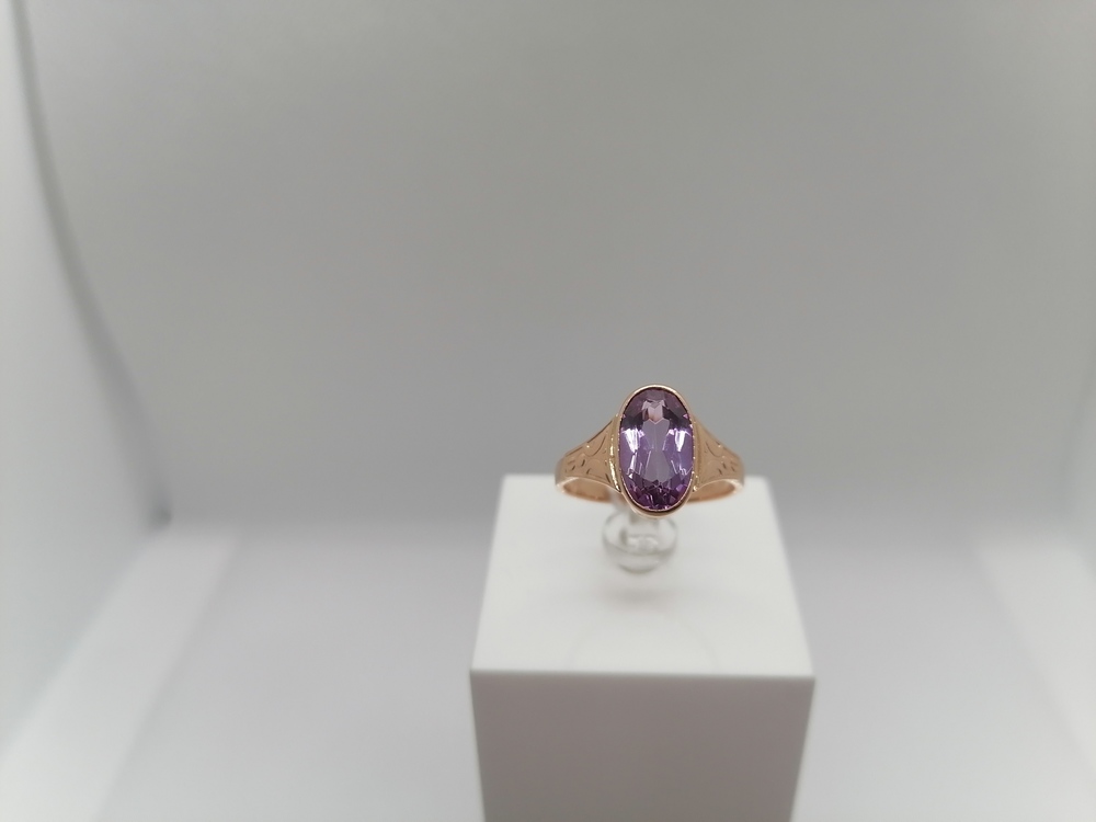 КОЛКМ583 КОЛЬЦО С КАМНЕМ (Au 583)