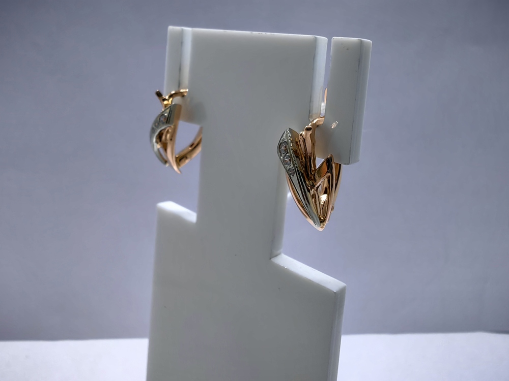 СЕРЬГИ С КАМНЯМИ (Au 585)