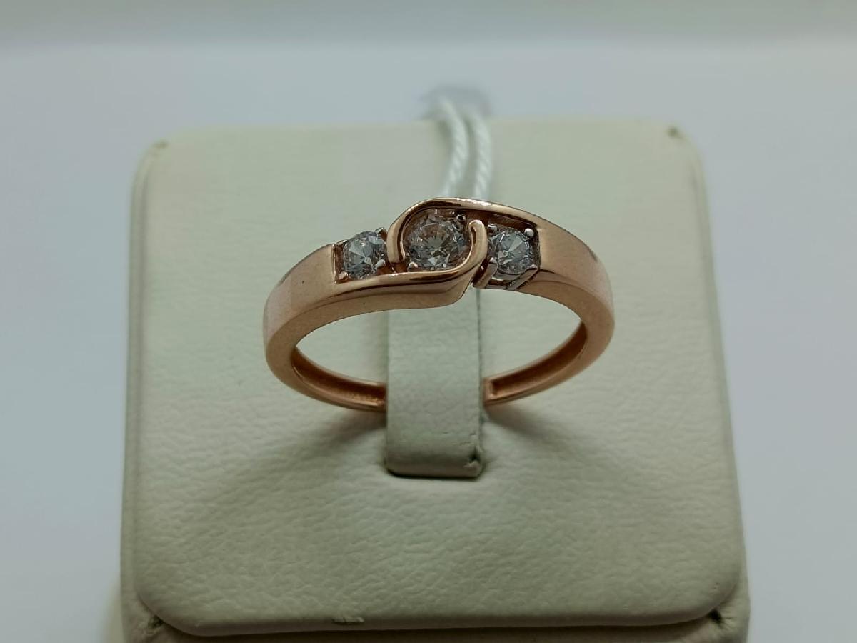 КОЛКМИ585 КОЛЬЦО С КАМНЯМИ (Au 585)