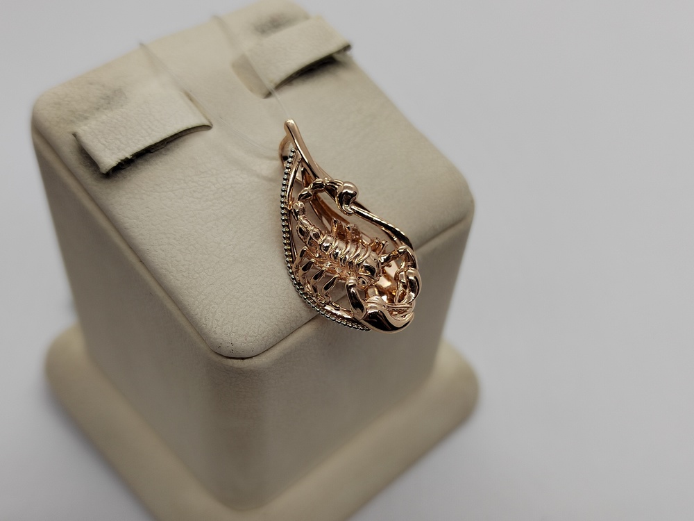 ПОДВЕСКА ЗНАК ЗОДИАКА СКОРПИОН (Au 585)