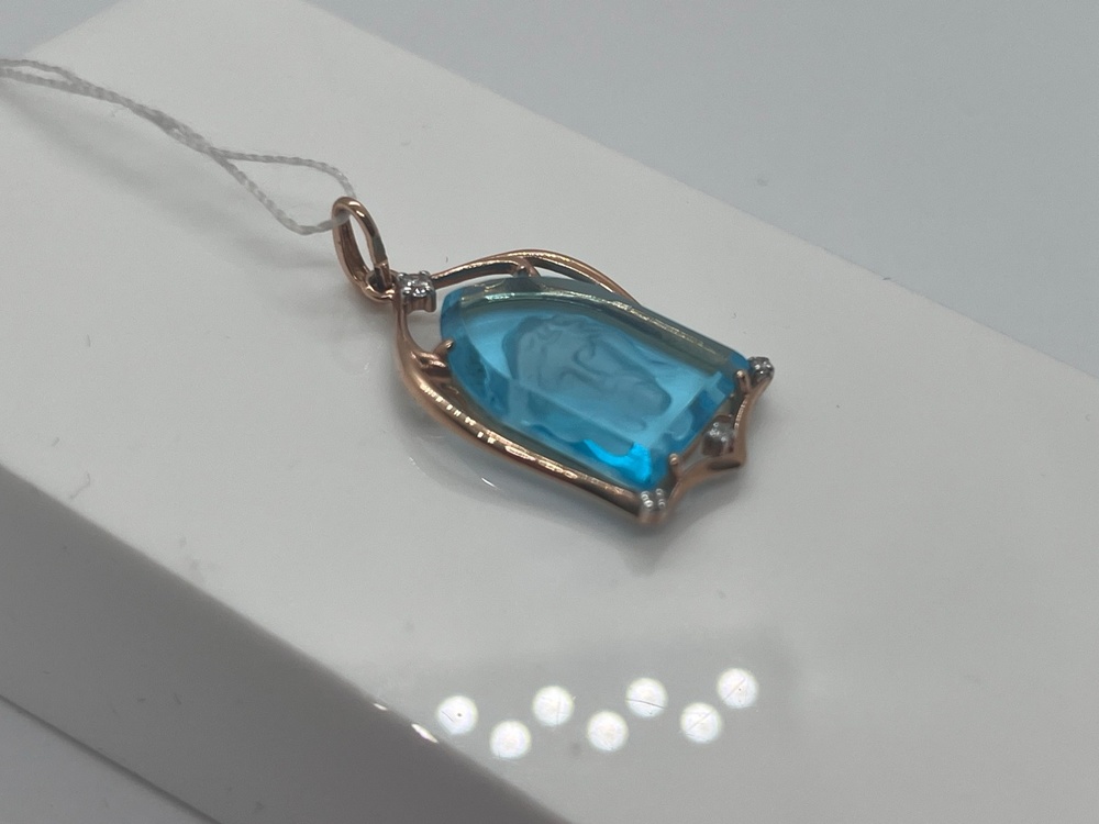 ПОДВЕСКА С КАМНЕМ (Au 585)