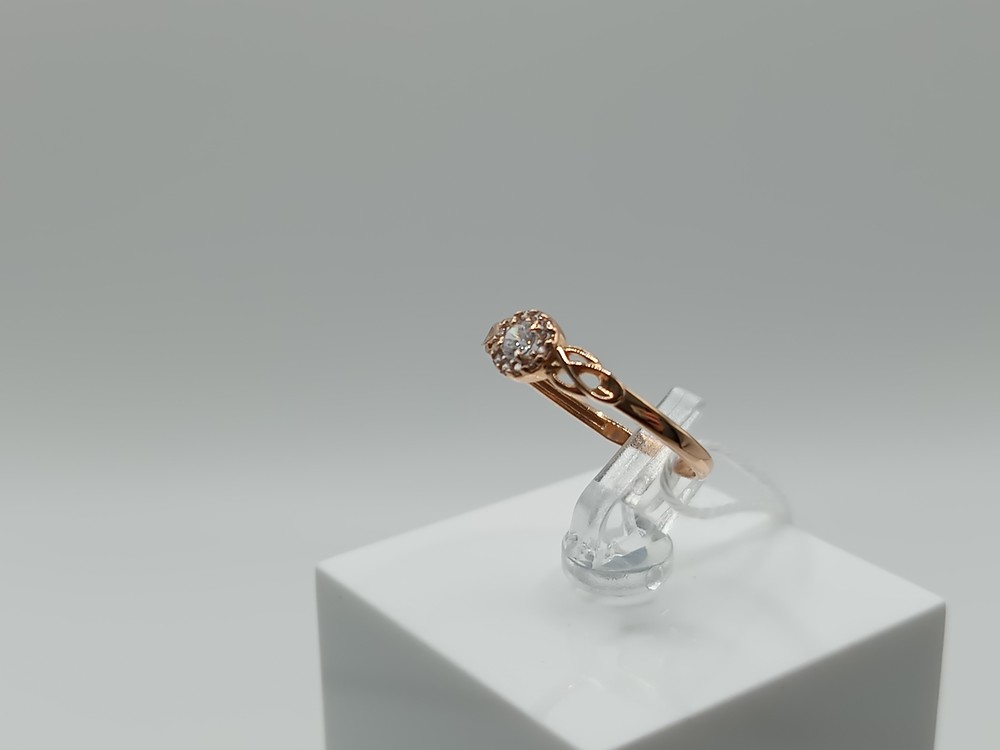 КОЛЬЦО С КАМНЯМИ (Au 585)