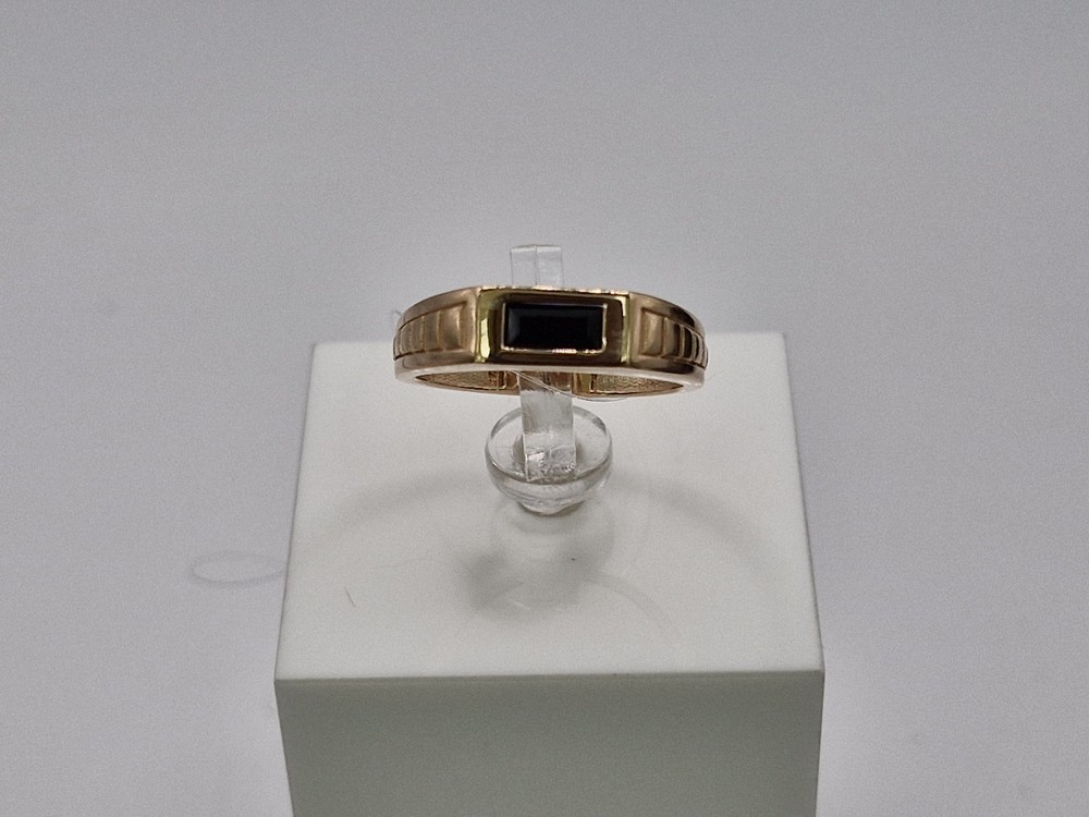 КОЛЬЦО ПЕЧАТКА с камнем (Au 585)