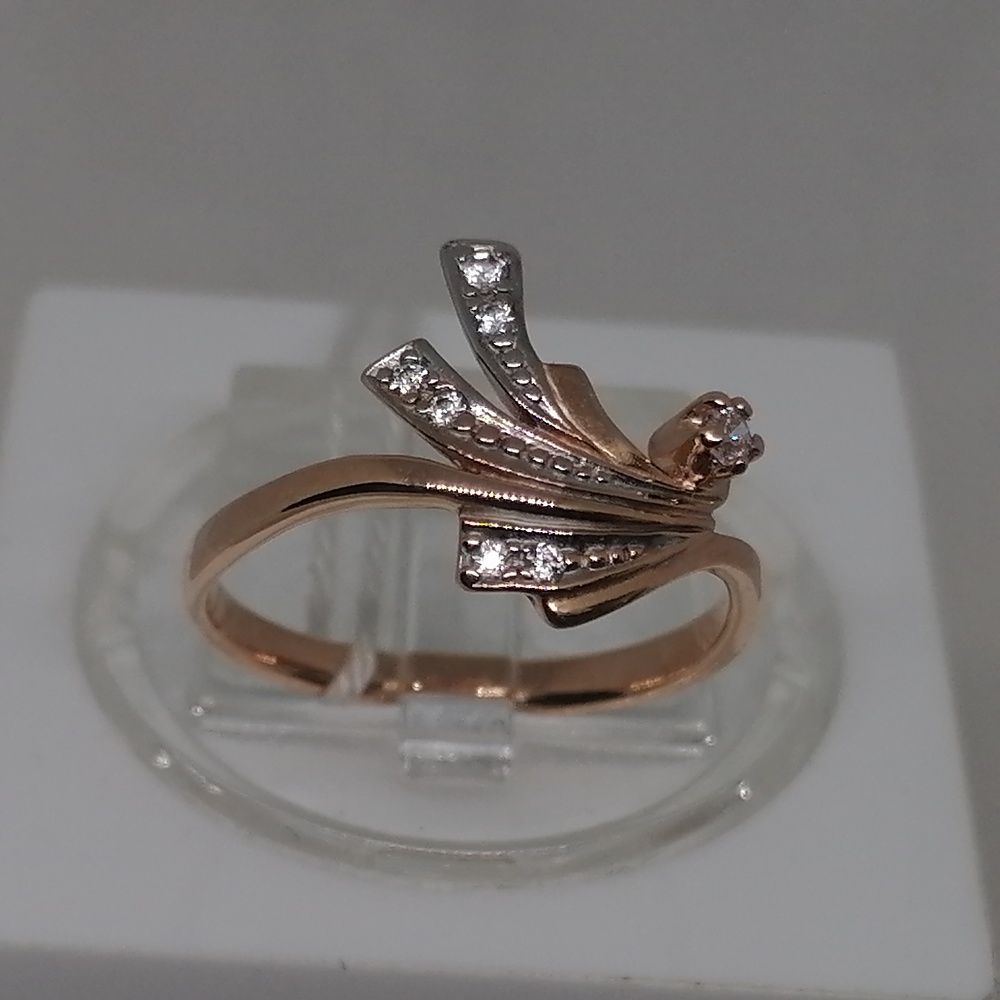 КОЛКМИ585 КОЛЬЦО С КАМНЯМИ (Au 585)