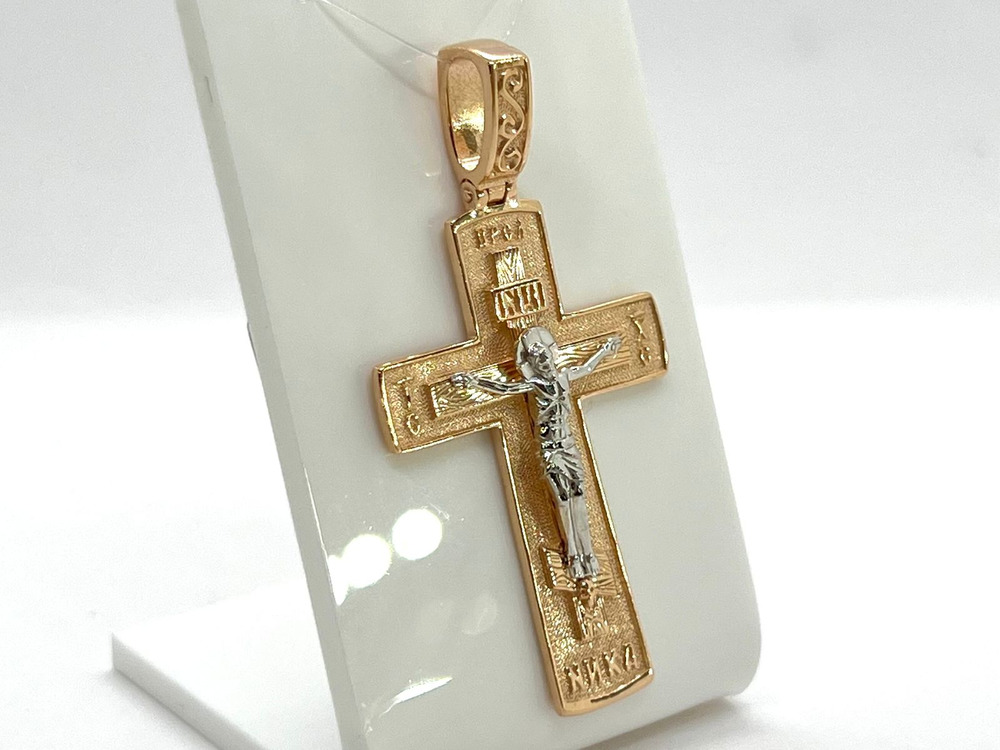 ПОДВЕСКА КРЕСТ без камня (Au 585)