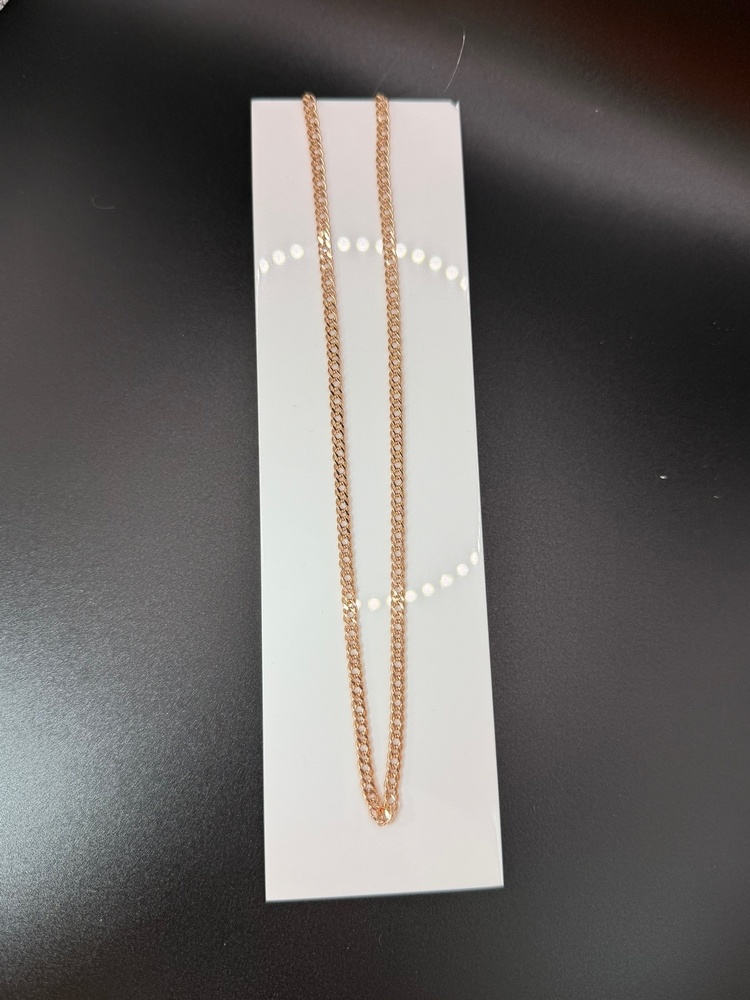 ЦЕПЬ ПУСТОТЕЛАЯ Ромб двойной (Au 585)