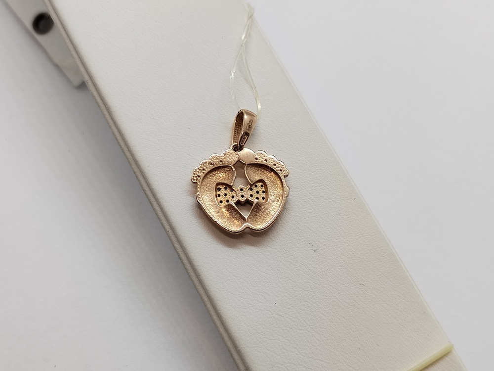 03-3624 ПОДВЕСКА С КАМНЯМИ (Au 585)