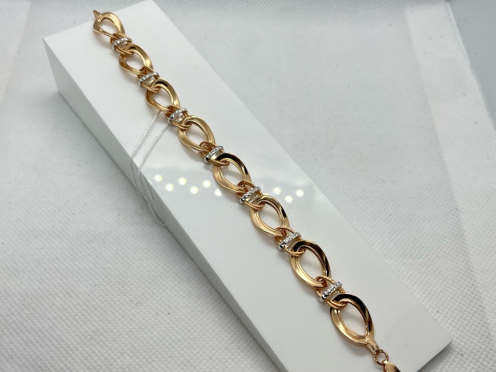 БРАСЛЕТ ПОЛНОВЕСНЫЙ Фантазия Au 585