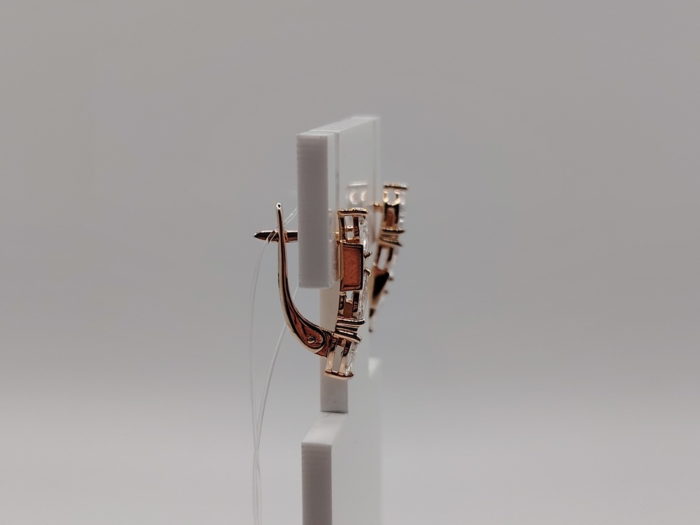 СЕРЬГИ С КАМНЯМИ (Au 585)