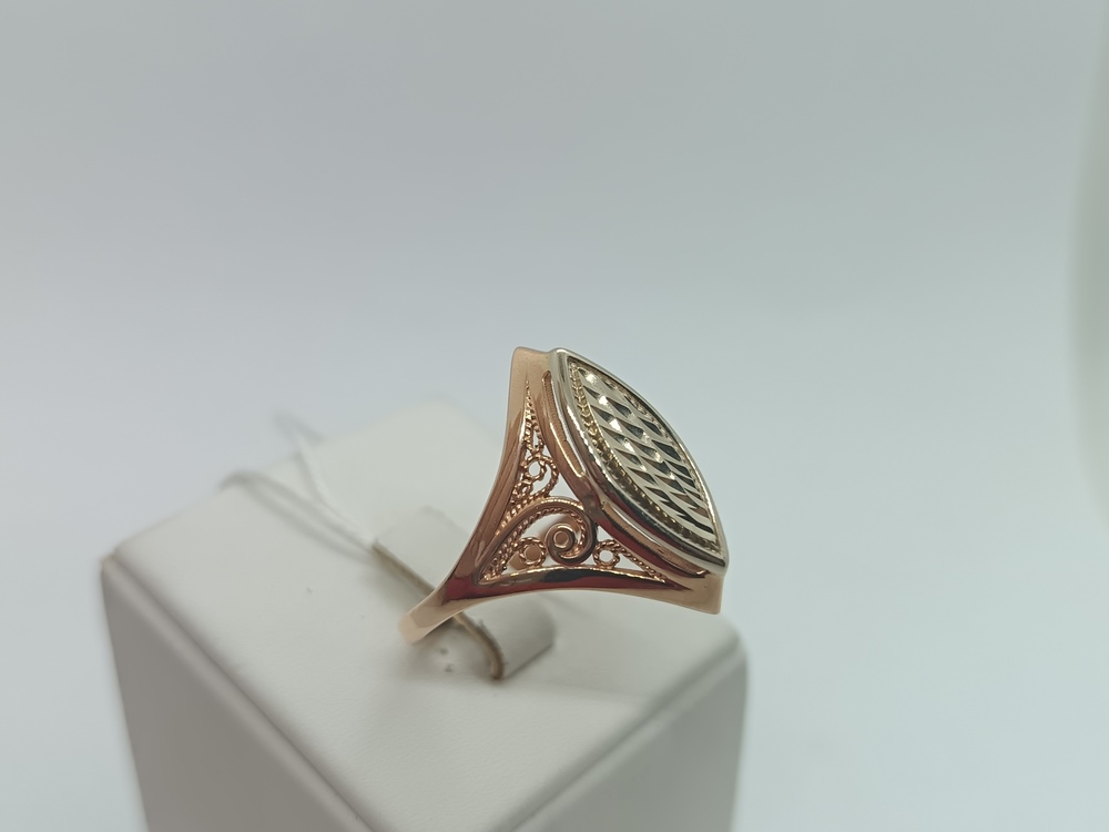 КОЛБКМ585 КОЛЬЦО БЕЗ КАМНЯ (Au 585)