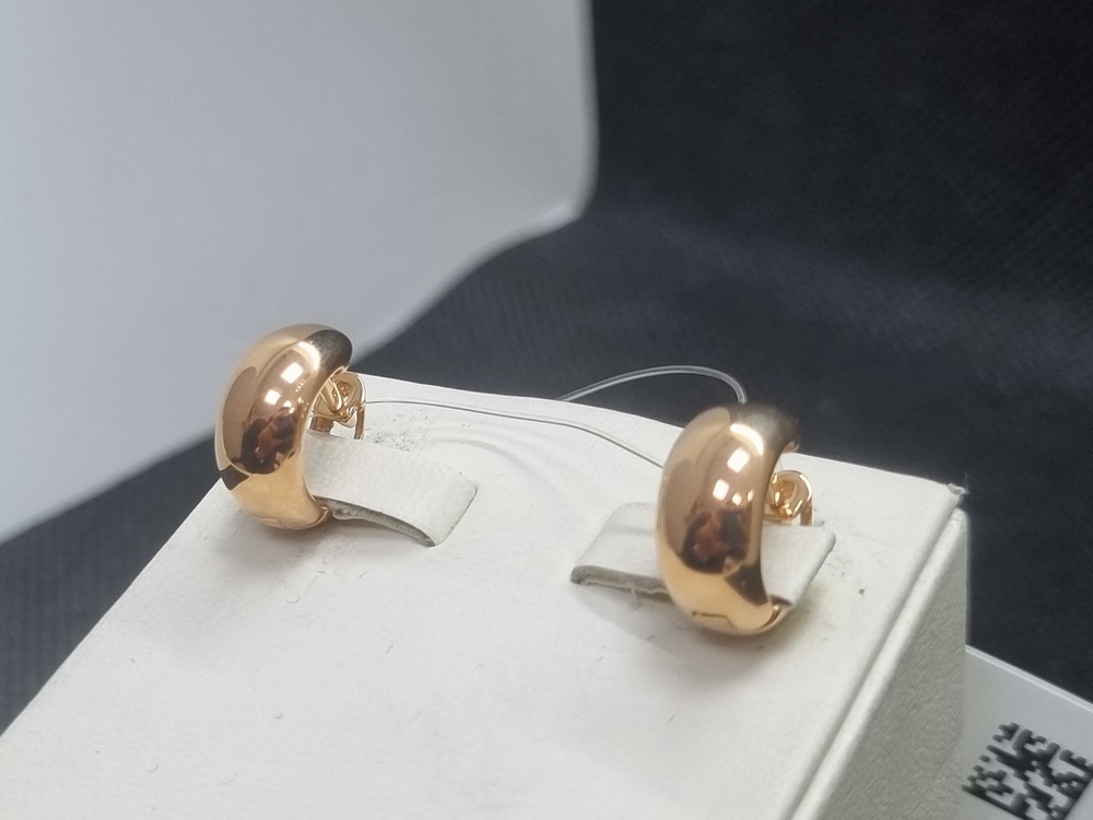 СЕРЬГИ БЕЗ КАМНЯ (Au 585)