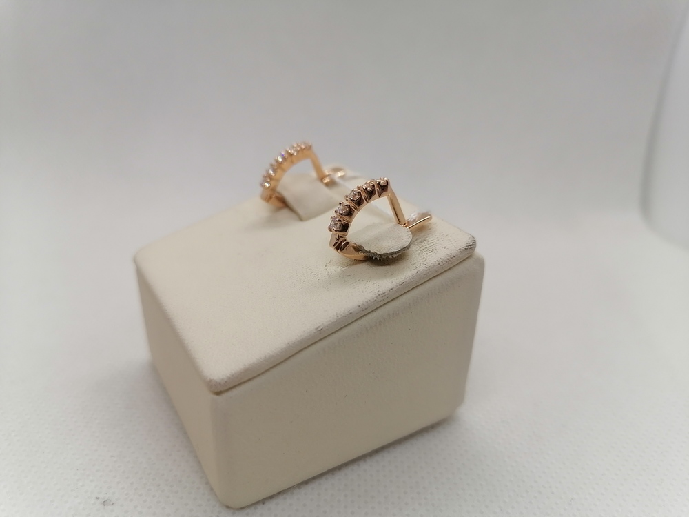 СЕРЬГИ С КАМНЯМИ (Au 585)