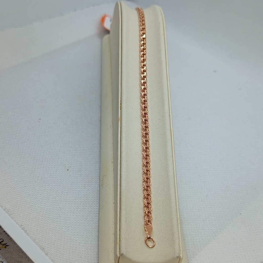 БРАСЛЕТ ПУСТОТЕЛЫЙ Бисмарк Au 585