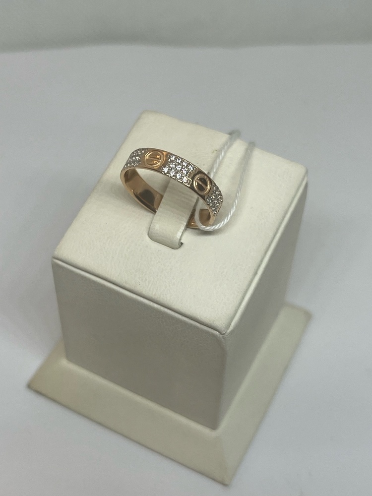 КОЛКМИ585 КОЛЬЦО С КАМНЯМИ (Au 585)