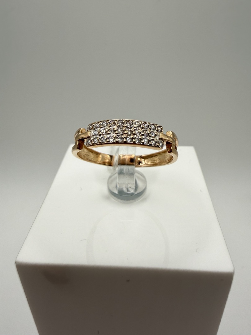 КОЛКМИ585 КОЛЬЦО С КАМНЯМИ (Au 585)