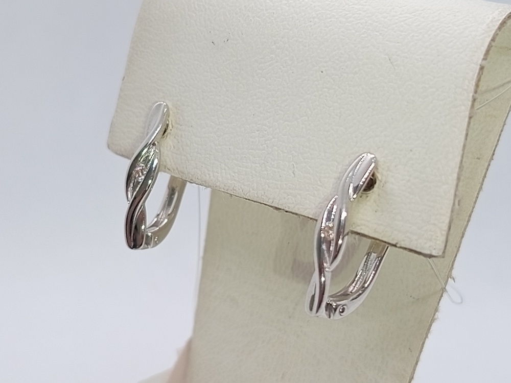 СЕРЬГИ БРИЛЛИАНТ (Ag 925)