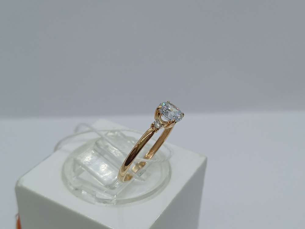 КОЛКМИ585 КОЛЬЦО С КАМНЯМИ (Au 585)