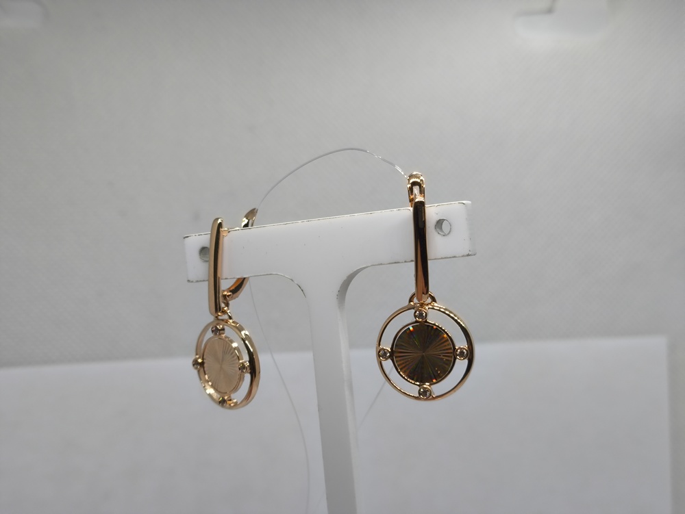 СЕРЬГИ С КАМНЯМИ (Au 585)