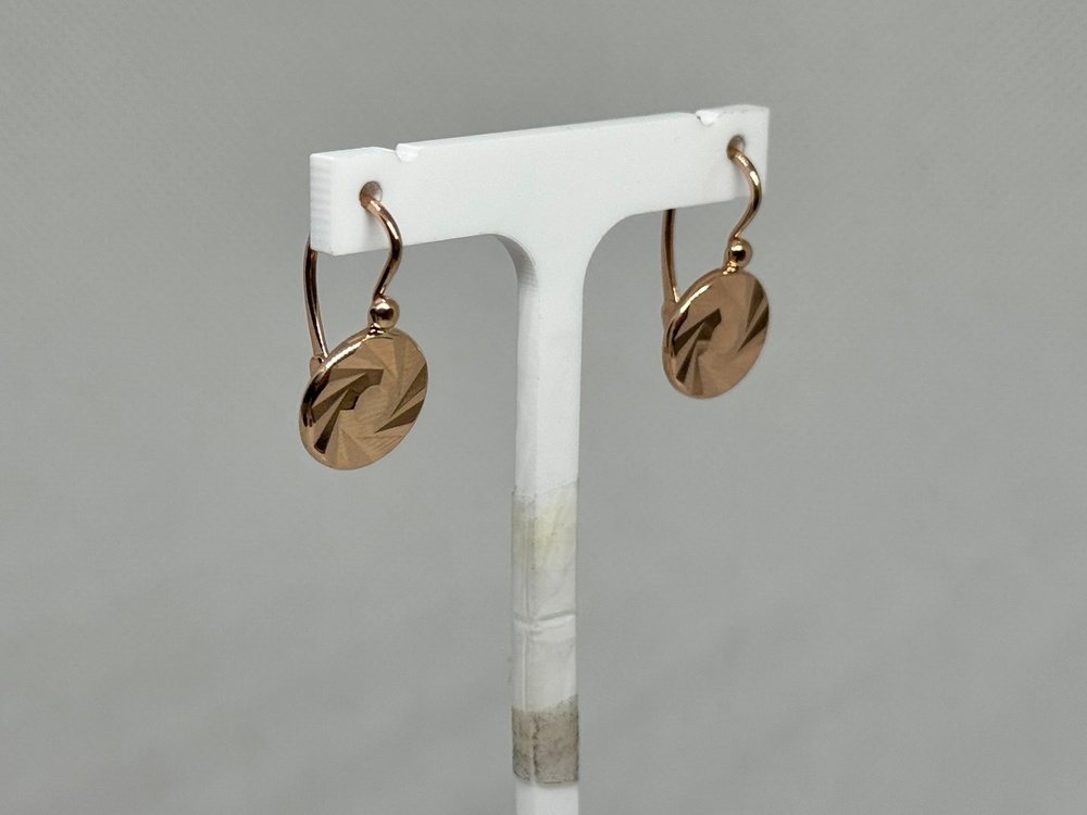 СБКМ583 СЕРЬГИ БЕЗ КАМНЯ (Au 583)