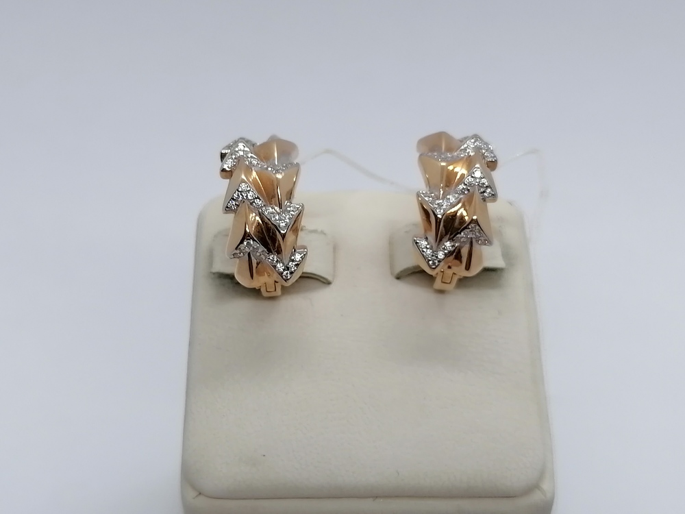 СЕРЬГИ С КАМНЯМИ (Au 585)