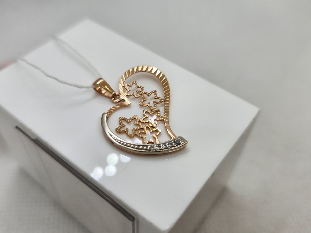 ПОДВЕСКА С КАМНЯМИ (Au 585)