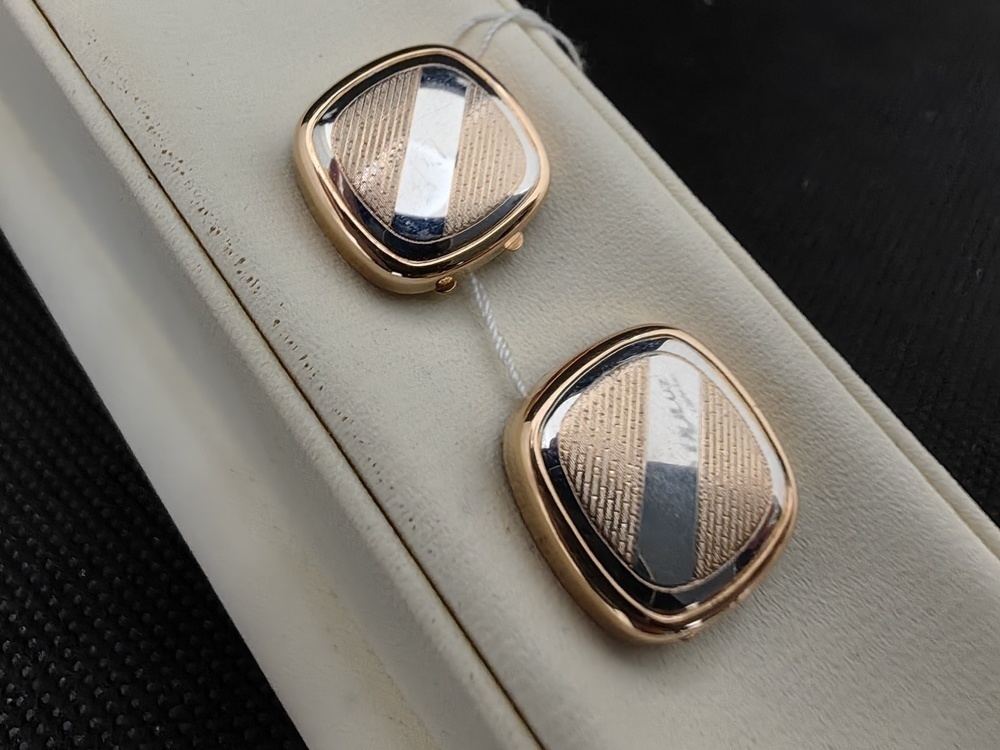 ЗАПОНКИ БЕЗ КАМНЯ Au 585