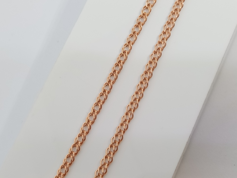 НЦ 12-076ПГ ЦЕПЬ ПУСТОТЕЛАЯ Ромб двойной (Au 585)