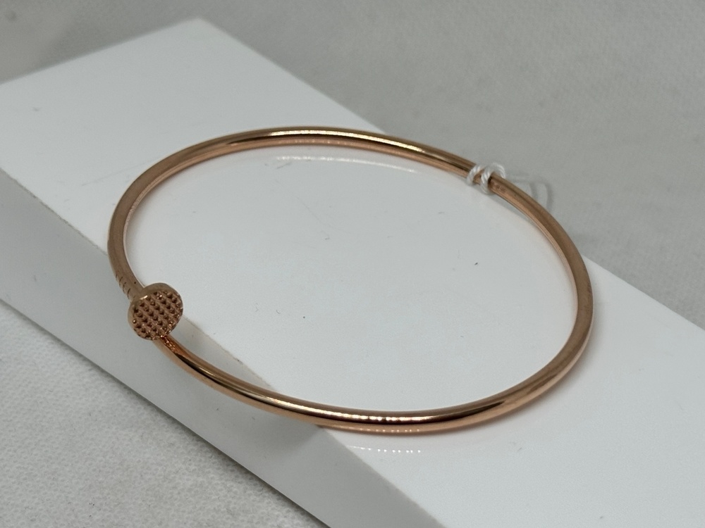 БЖГ585 БРАСЛЕТ ЖЕСТКИЙ ГЛАДКИЙ (Au 585)