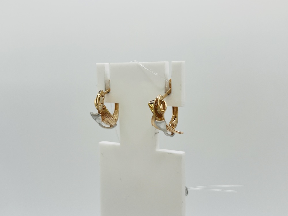 СЕРЬГИ БЕЗ КАМНЯ (Au 585)