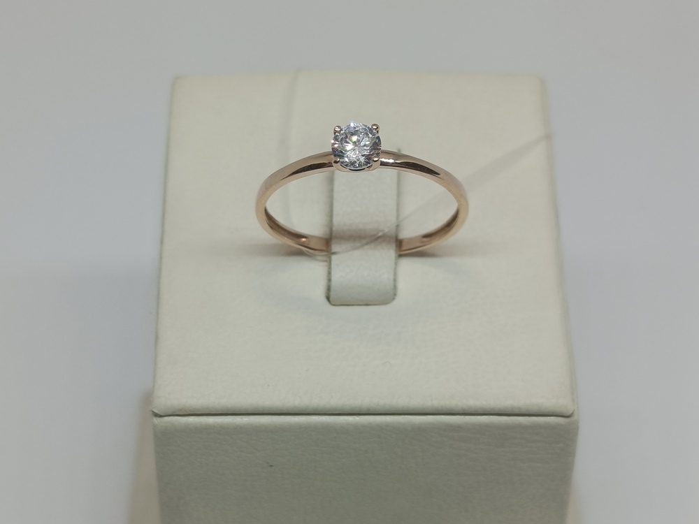 КОЛЬЦО С КАМНЕМ (Au 585)