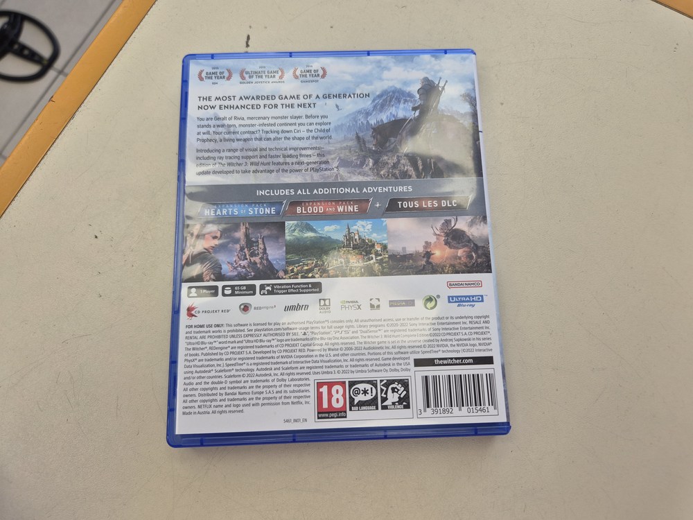 Игра Playstation 5 Witcher Wild Hunt